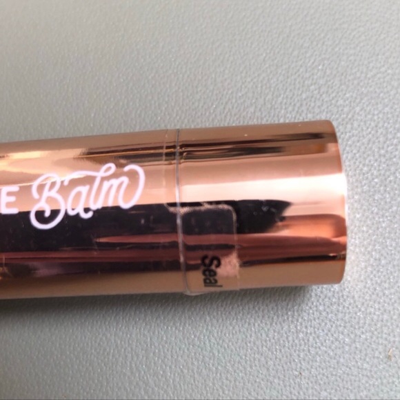 “A” Compact, Mirror, Lip Balm, & Metallic Floral Filigree Hair Ties Gift Set - Picture 8 of 8